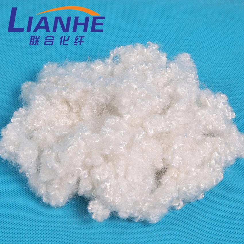 15D 64mm Hollow Conjugated Silicone Polyester Fiber for filling