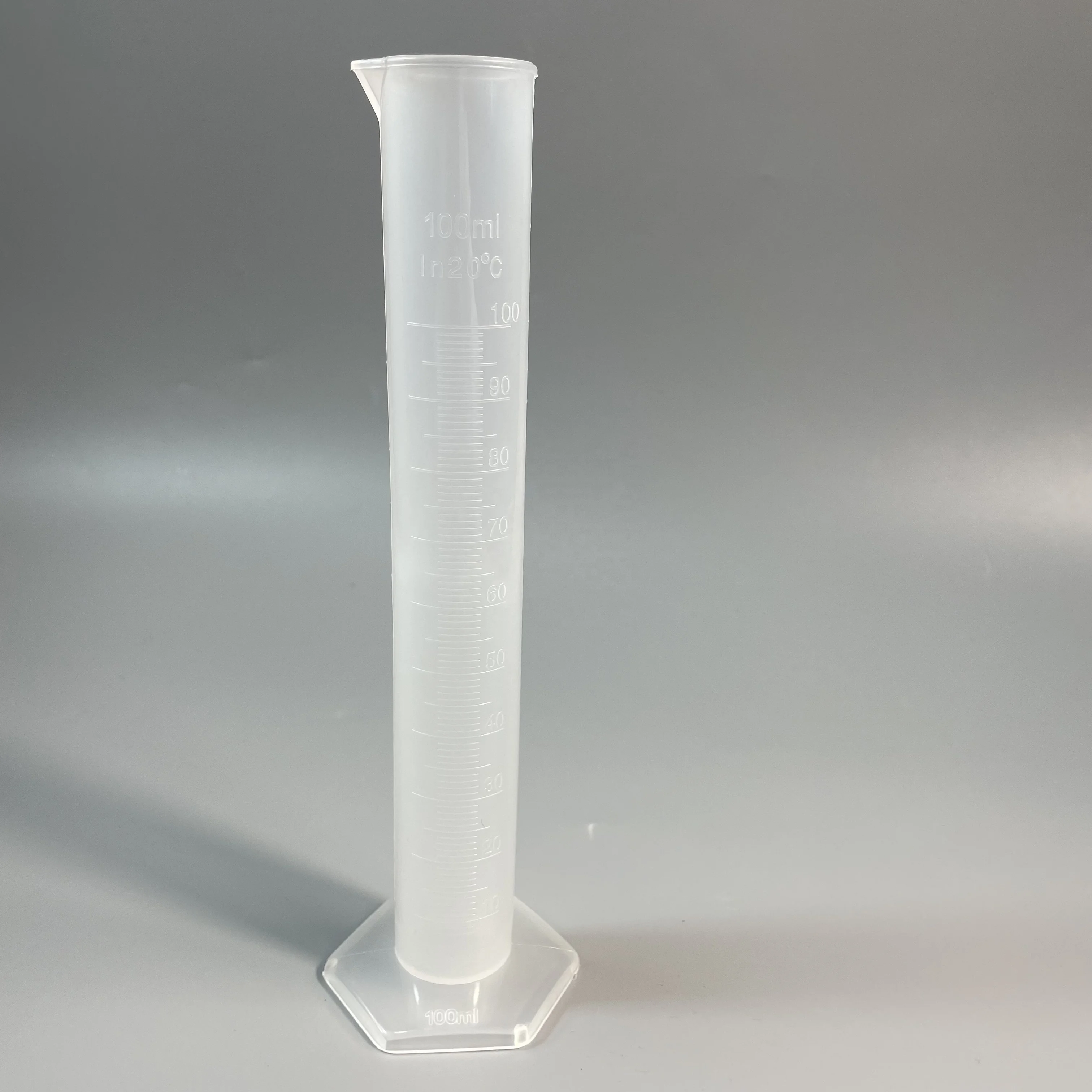 Translucent Plastic Measuring Cylinder Graduated Cylinders For Lab Supplies
