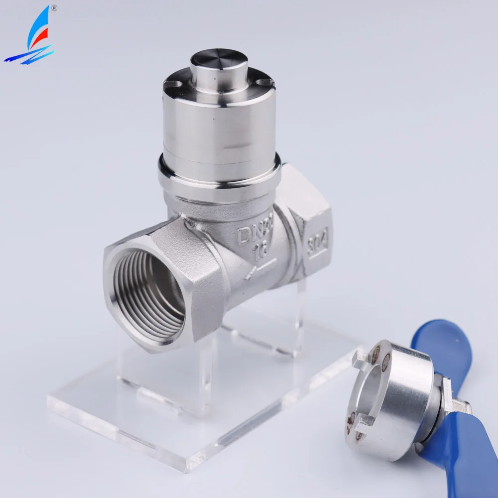 1in Manual Magnetic Lock Globe Valve for High Temperature Water Media Ball Structure General Application