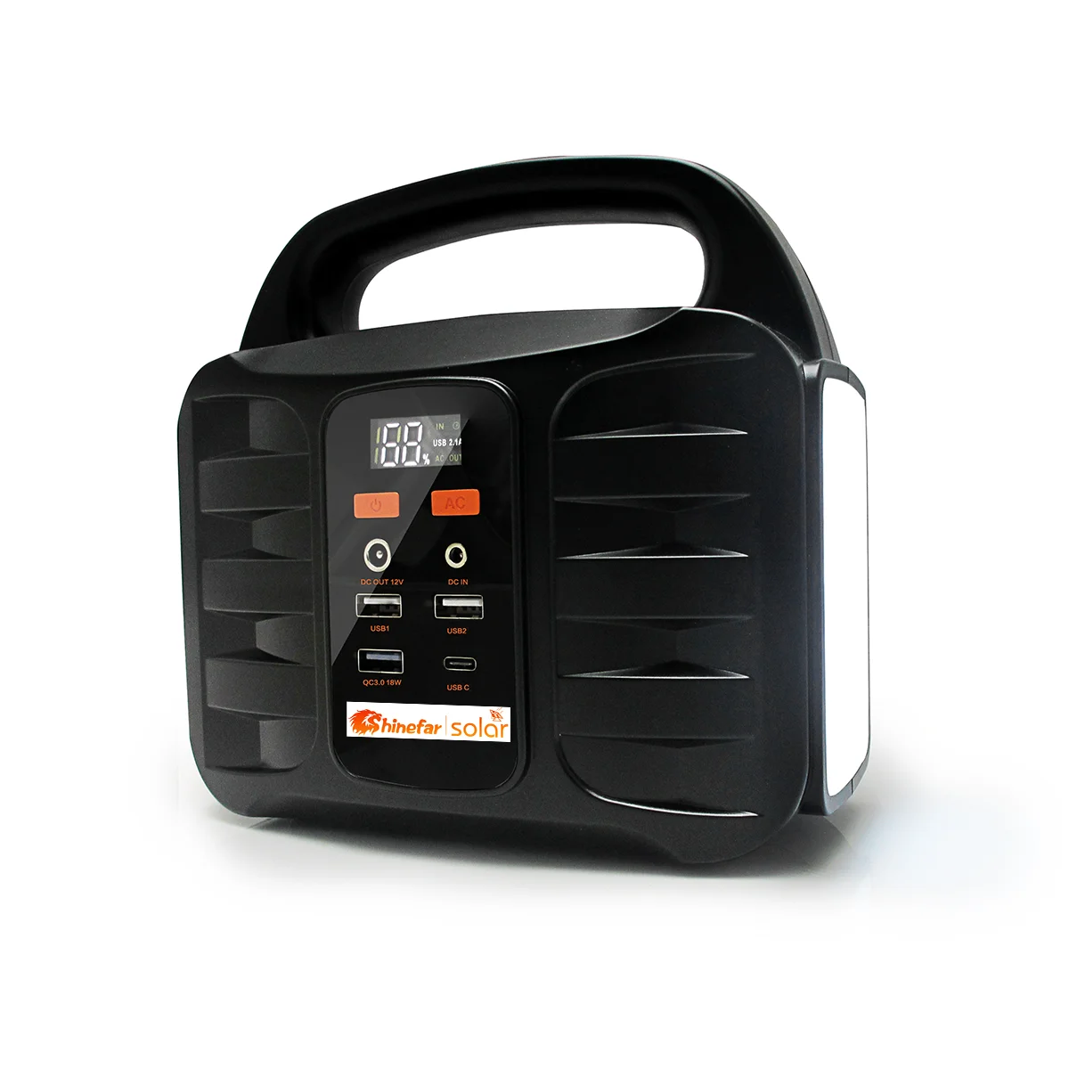 Mini solar lighting system portable power station for emergency medical CPAP farm lighting outdoors
