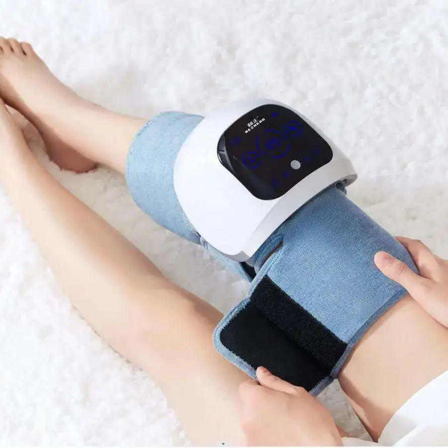 HEZHENG New Design Knee Healthcare Air Pressure Leg Joints Physiotherapy Recovery Hot compress Knee Therapy Massager