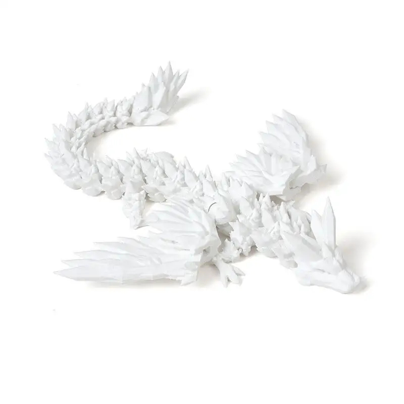 Wholesale 3D Printed Dragon Toys Crystal Dragon with Wings Big Medium Small Desk Fidget Toys Christmas Gifts
