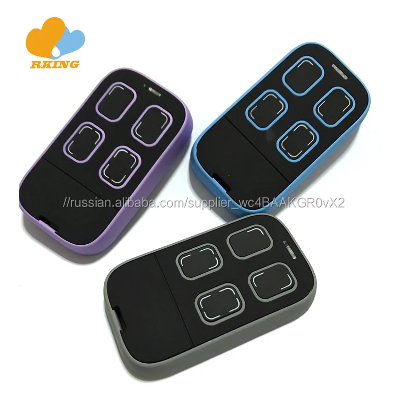 Красочные случае 4 пуговицы multi частота дистанционное управление для двери гаража