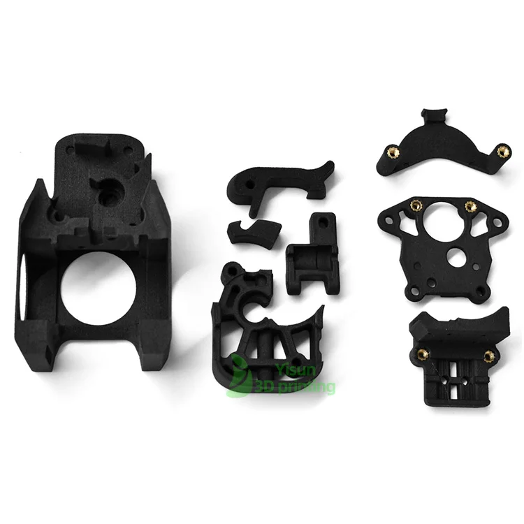 Black&White Nylon 12 Custom 3D Printing Service  Pa12 Nylon Powder  SLS Rapid Prototyping Precision Machining Parts Customized