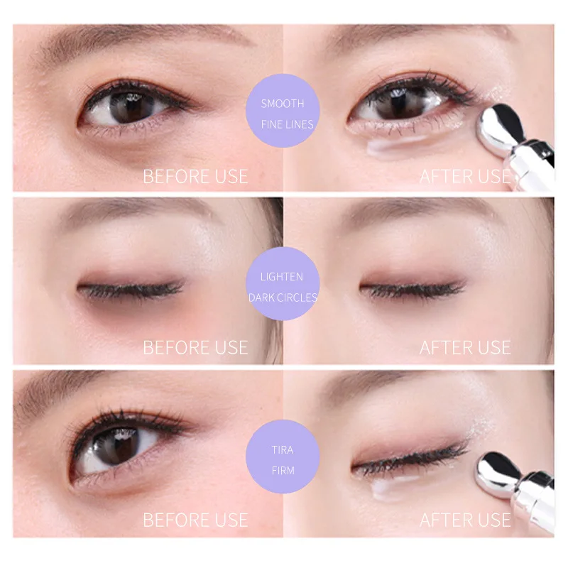 Tightening Cream Firms Cream with Vibration Applicator Anti Aging Anti-wrinkle Electric Eye Cream