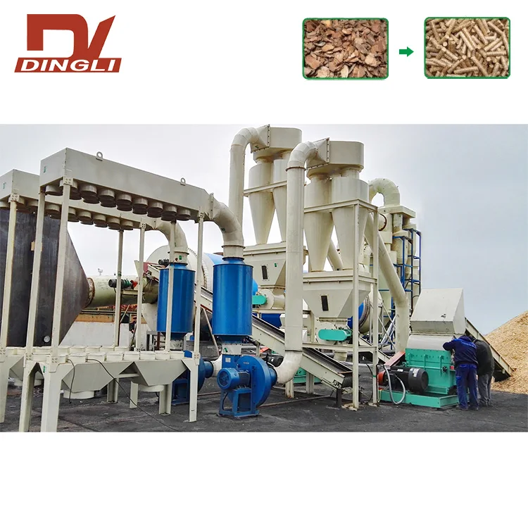 Made In China Sugar Cane Bagasse Complete Pellet Line Machine
