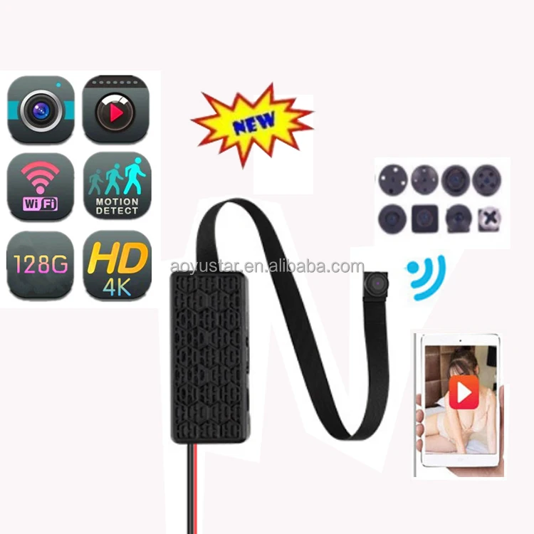 Новое приложение 4K/1080P микро невидимая видеокамера DV IP Wi-Fi модуль мини шпионский видеорегистратор камеры высокого разрешения с защитой корпуса