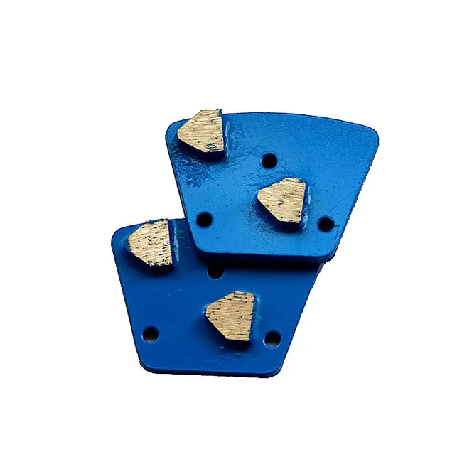 Hot Sale 2 Arrow Diamond Segments Metal Grinding Flooring Tools with 3 Holes