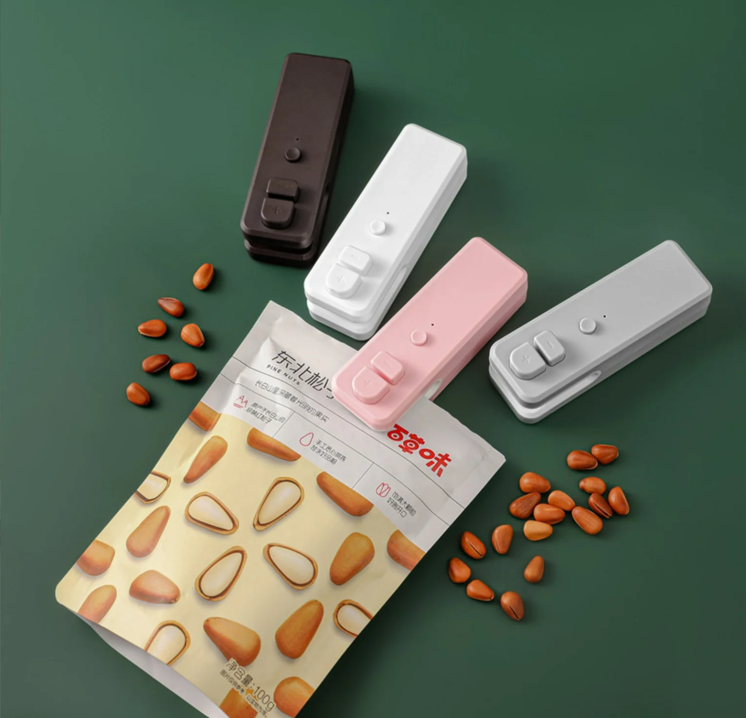 Direct factory USB rechargeable mini food bag vacuum sealer and cutter
