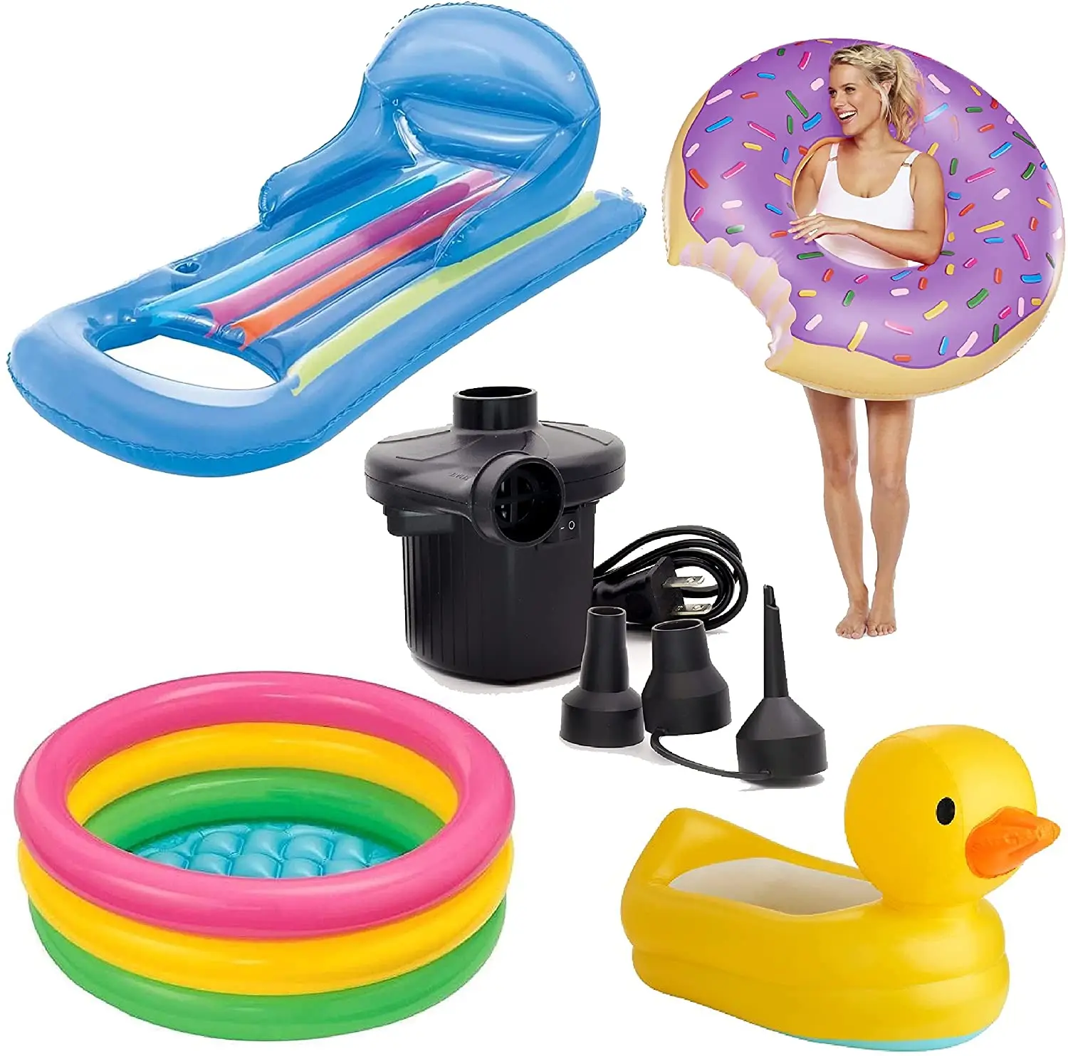 air electric pump for inflatable loungeair bed,mattress,swimming pools AC electric air pump