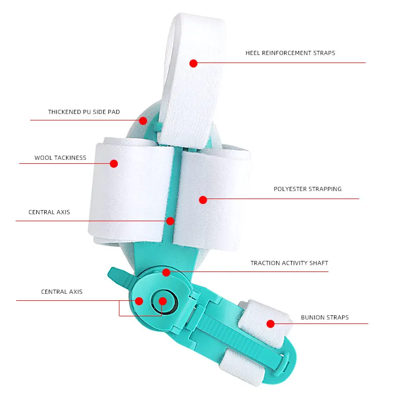 New arrival Adjustable Big Toe Splint Foot Bone Protrusion Overlapping Toe Separator hallux Valgus Bunion Corrector