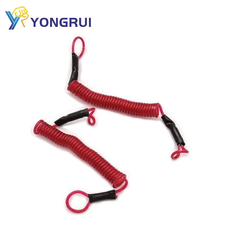 Custom Retractable Tool Lanyard Tether Security Cable Suspension Kit For Fishing