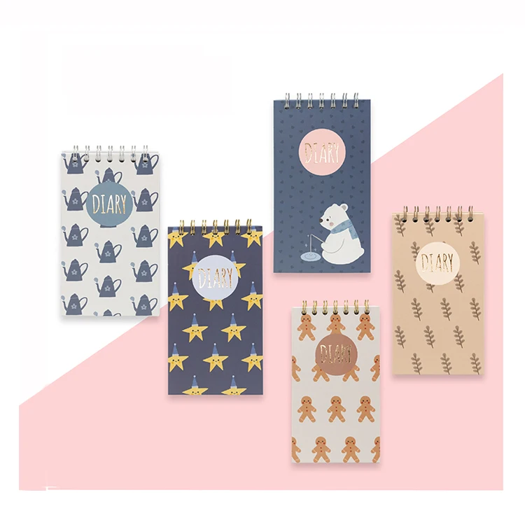 2021 Cheap Gift Kawaii Planner Small Spiral Tear Off Notepad To Do List Study Note Memo Pad