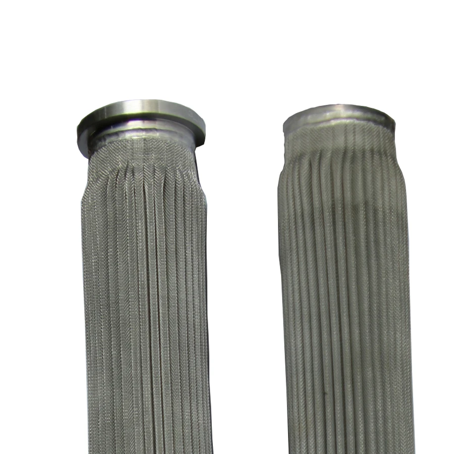 304/316L Stainless Steel Cummins Diesel Engine Fuel Hydraulic Oil Pleated Filter Element