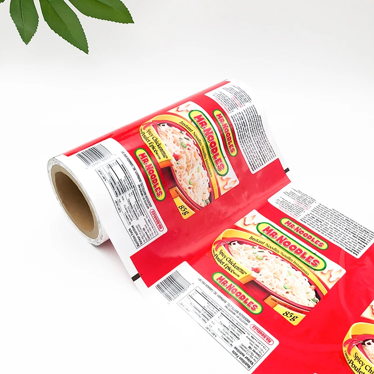 Sealing Packaging Aluminum Foil Food Grade Plastic Rolls Transparent Stock Snack Scrap Packing Pouch Sachet Bag opp Film Roll
