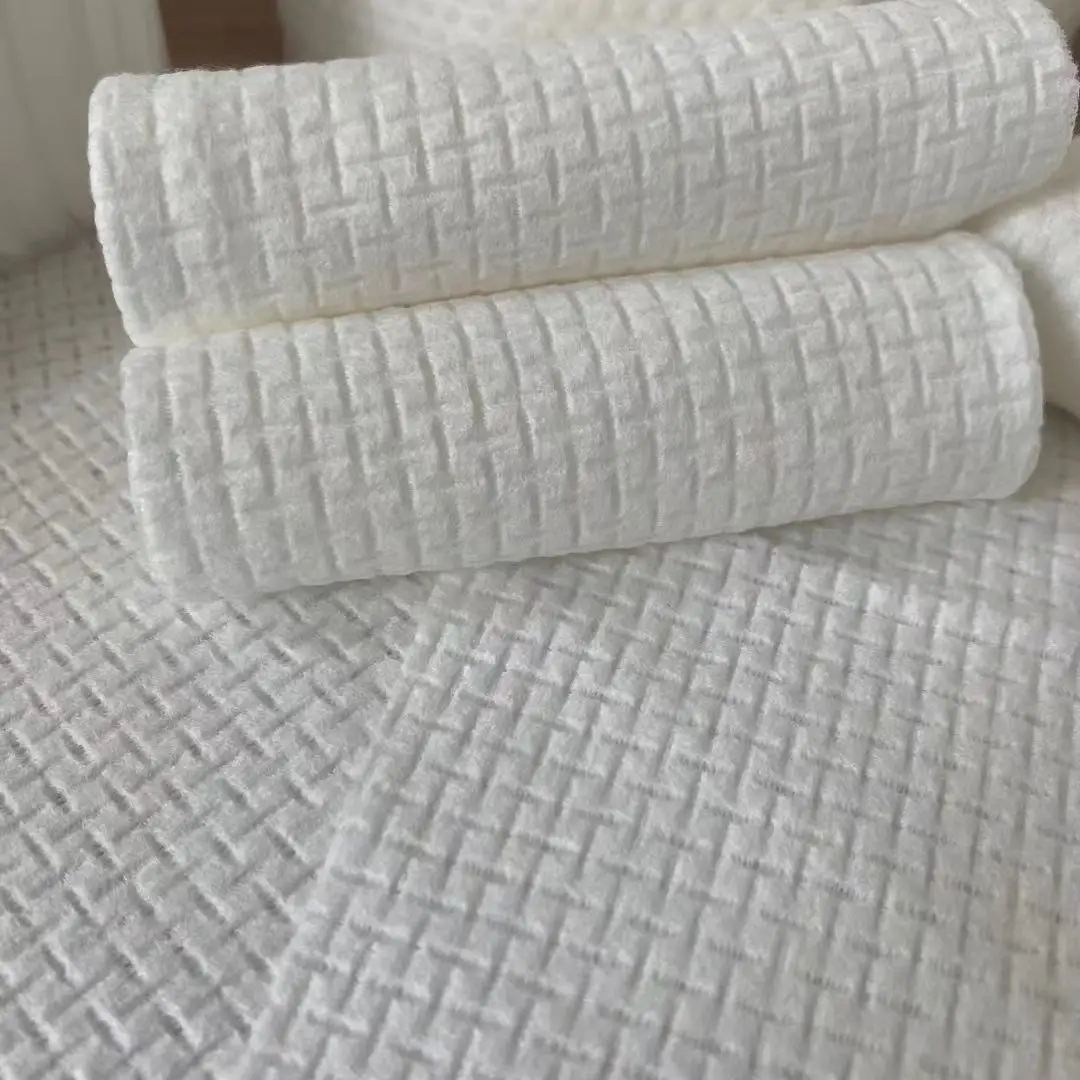 sample cotton fiber spunlace nonwoven fabric rolls for restaurant wet wipes