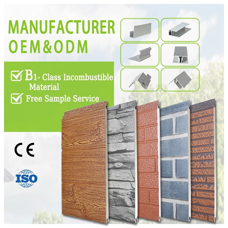 High Quality Polyurethane Panel Manufacturer Waterproof & Fire Prevention Pu Wall Panel