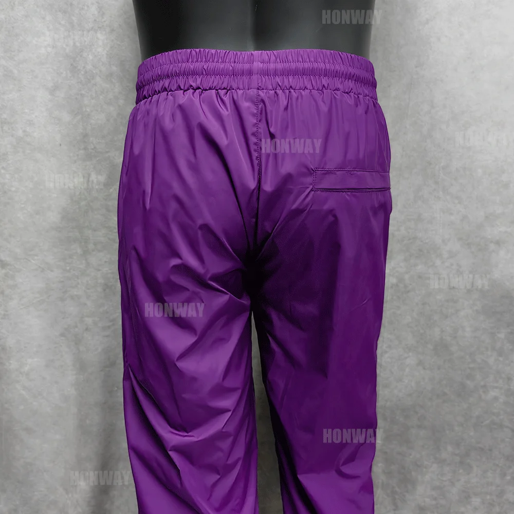 High Quality Loose Nylon Men Fashion Sweat Pant Custom Outdoor Windbreaker Pants Waterproof Men Style Pant