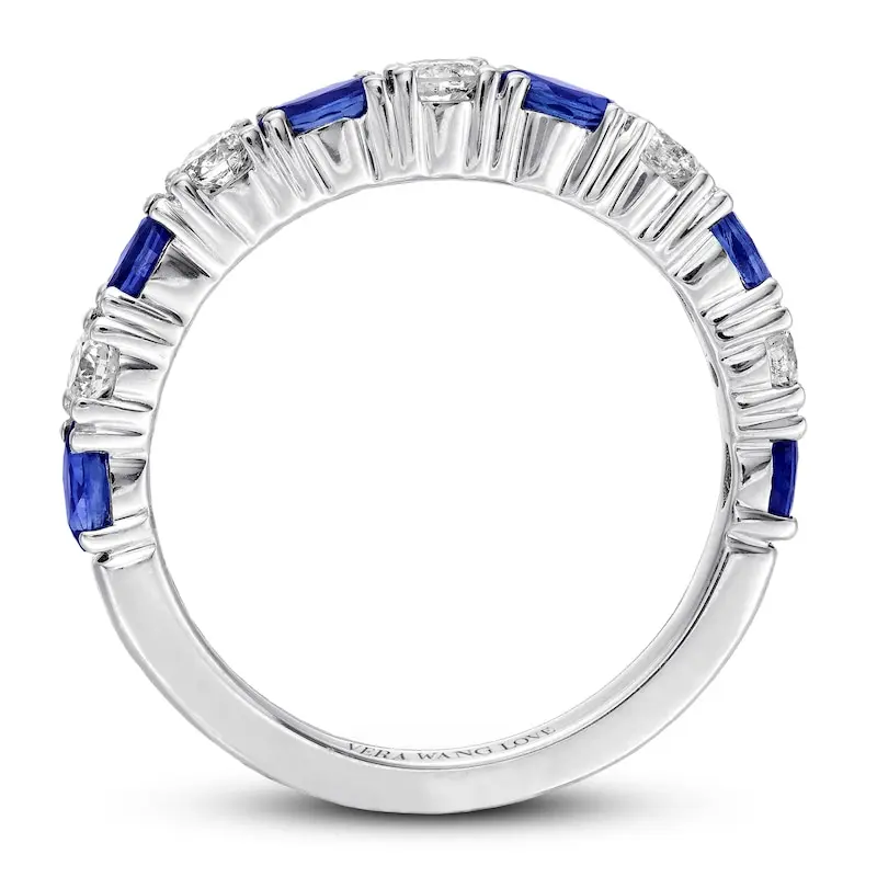 Pure S925 Sterling Silver Zircon Female Platinum Plated Marquise Moissanite Ring Real Sapphire Ring