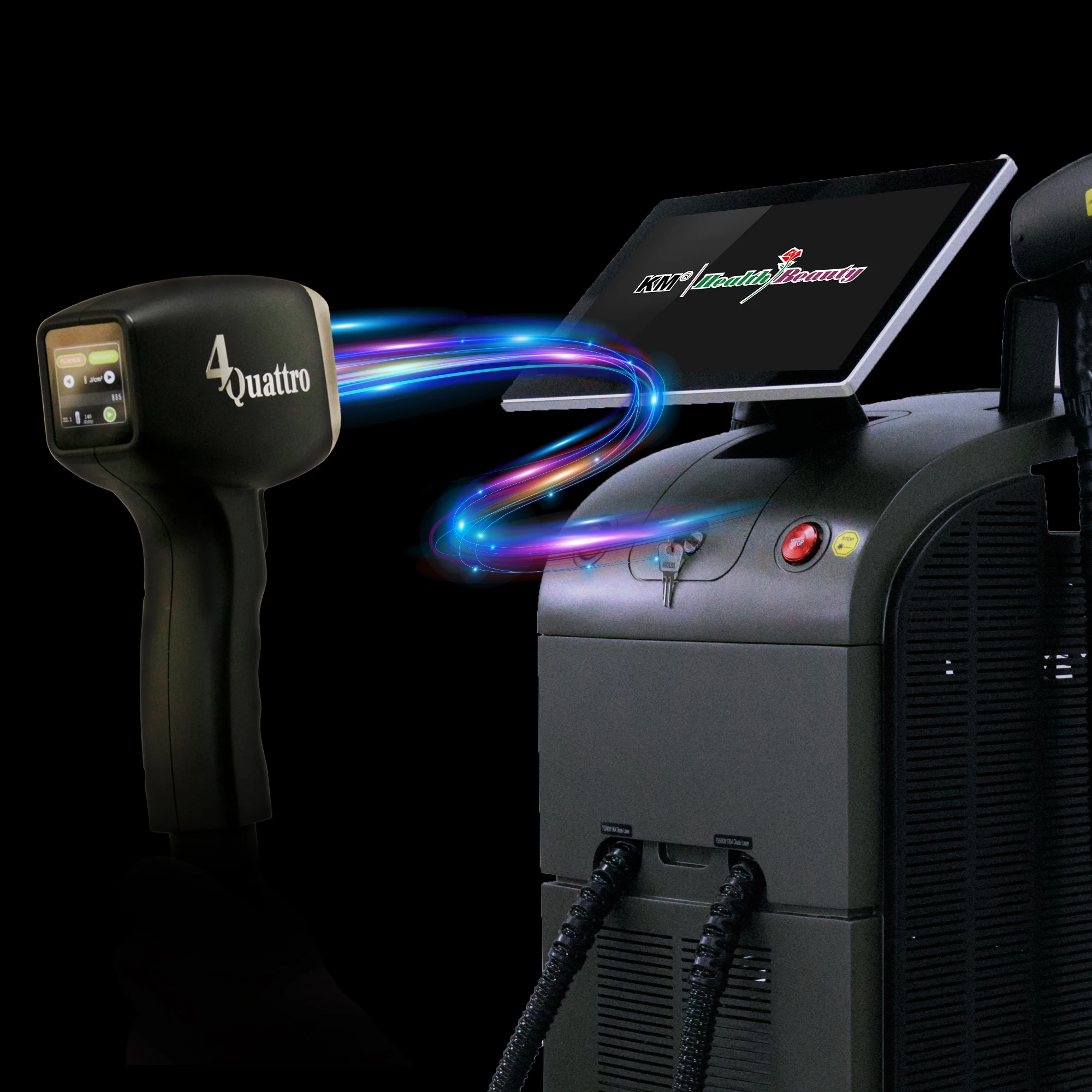 KM aesthetic medicine 755nm 808nm 1064nm laser hair 808 machine 755/808/1064nm diode laser hair removal laser titanium