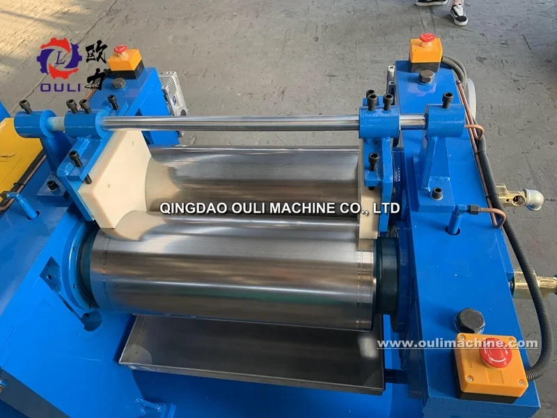 Прямая поставка с завода qingdao ouli открытая мельница двухвальная машина для смешивания силиконовой резины силикона