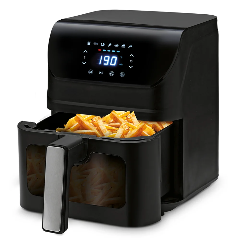 treasure star 8l stainless steel high power air fryer grill smart Double oven modern digital arizer touch screen dual airfryers