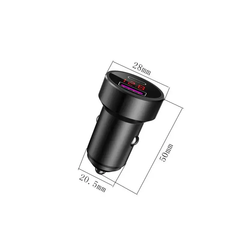Металл PD и QC4.0 автомобильное зарядное устройство для Iphone