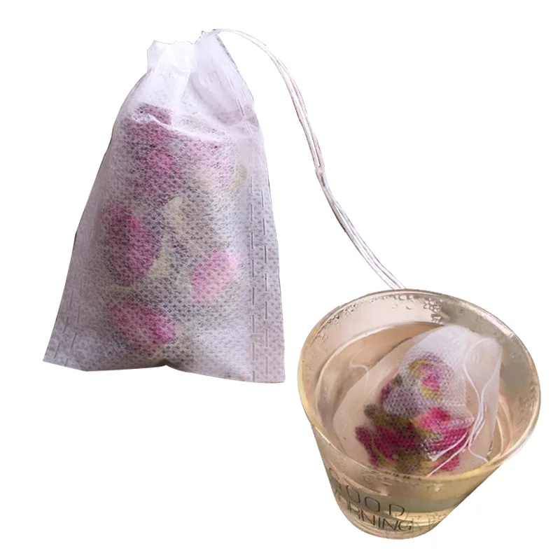 Biodegradable empty packing herbal medicine spice drip coffee disposable infuser tea filter drawstring bags