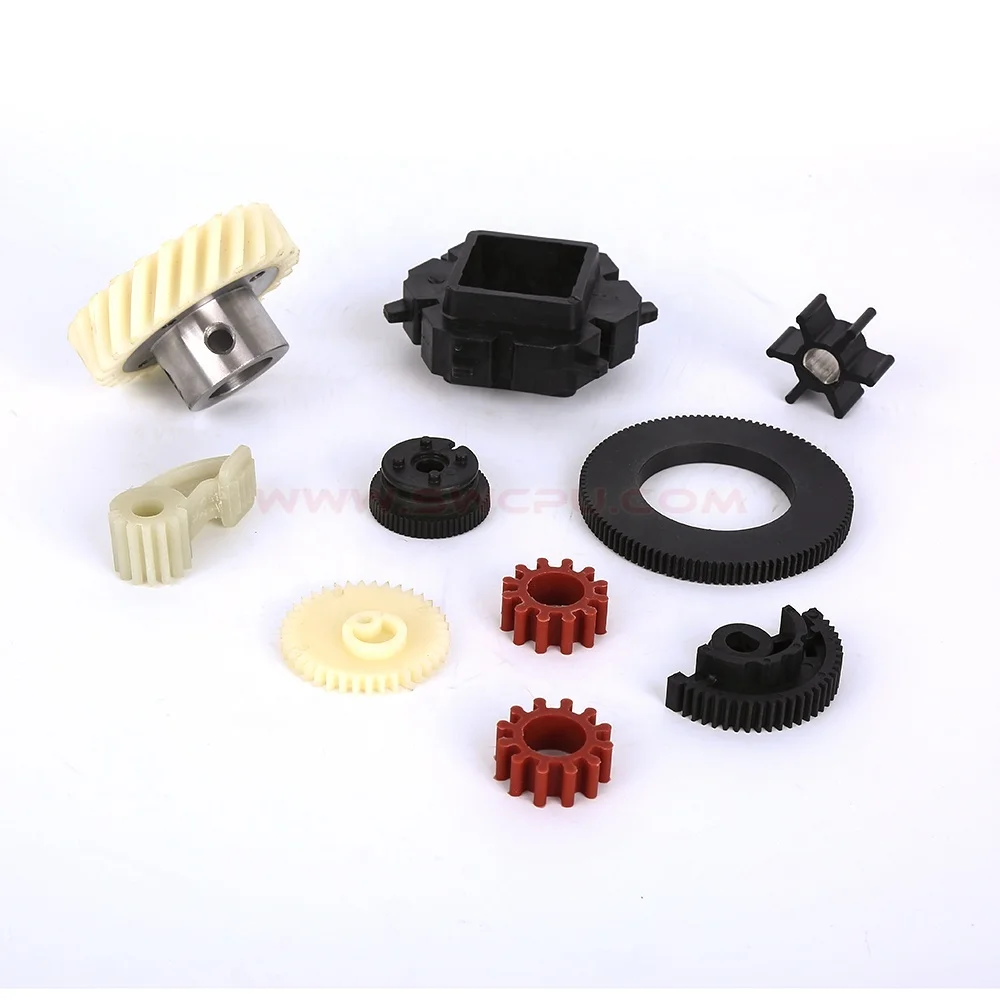 Китай, пластмассовый производитель, латунный сердечник, пластиковая шестерня, шестерня мясорубки, детали шестерни