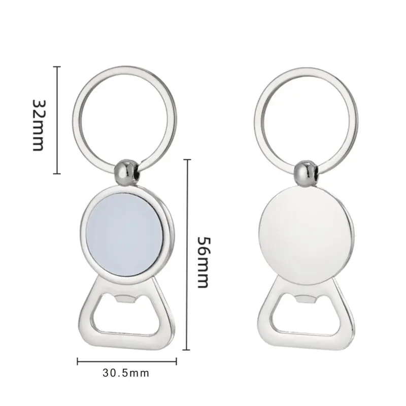 TL723 Factory Wholesale Customizable Logo Key Chain Blank Engraving Brand Custom Stainless Steel Metal Round Keychain Promotion