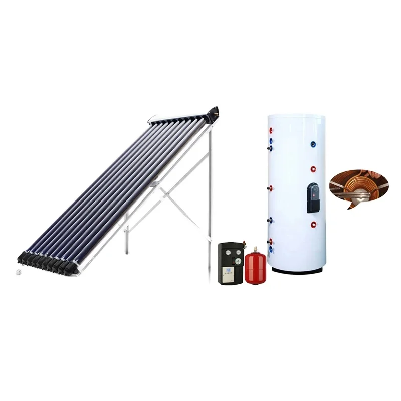 OEM high quality wholesale stainless steel solar water heater system with vacuum glass tube hot water heater solar