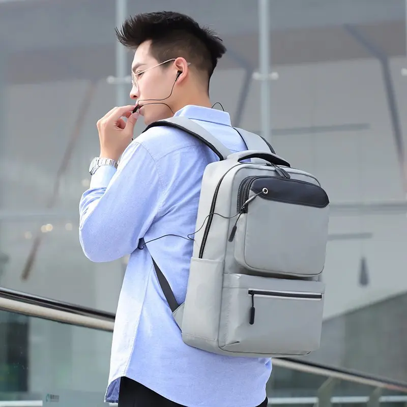 
Оптовая продажа 16 дюймов школьный рюкзак для ноутбука с usb порт рюкзак для ноутбука 