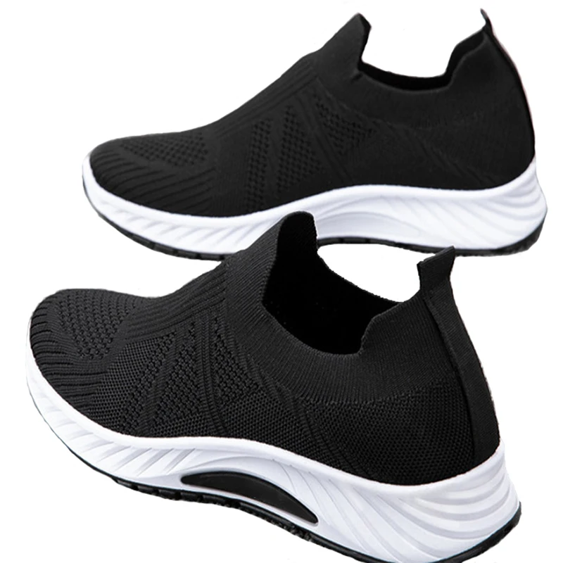 Фабричная оптовая продажа, flyknit, мужская спортивная обувь, дышащая мужская повседневная обувь для спортивной обуви, материал верха