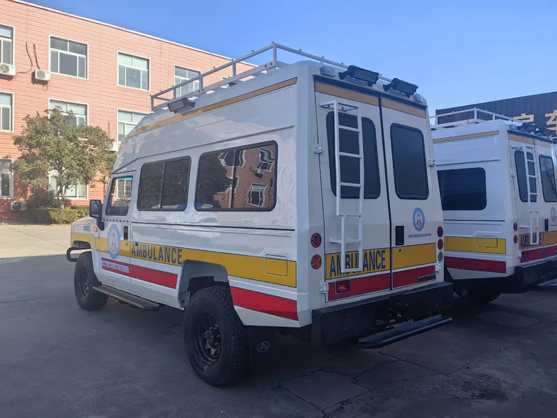 BAIC WARRIOR 4WD Medical Ambulance transport type with Diesel Euro 4 engine Right hand drive ambulance