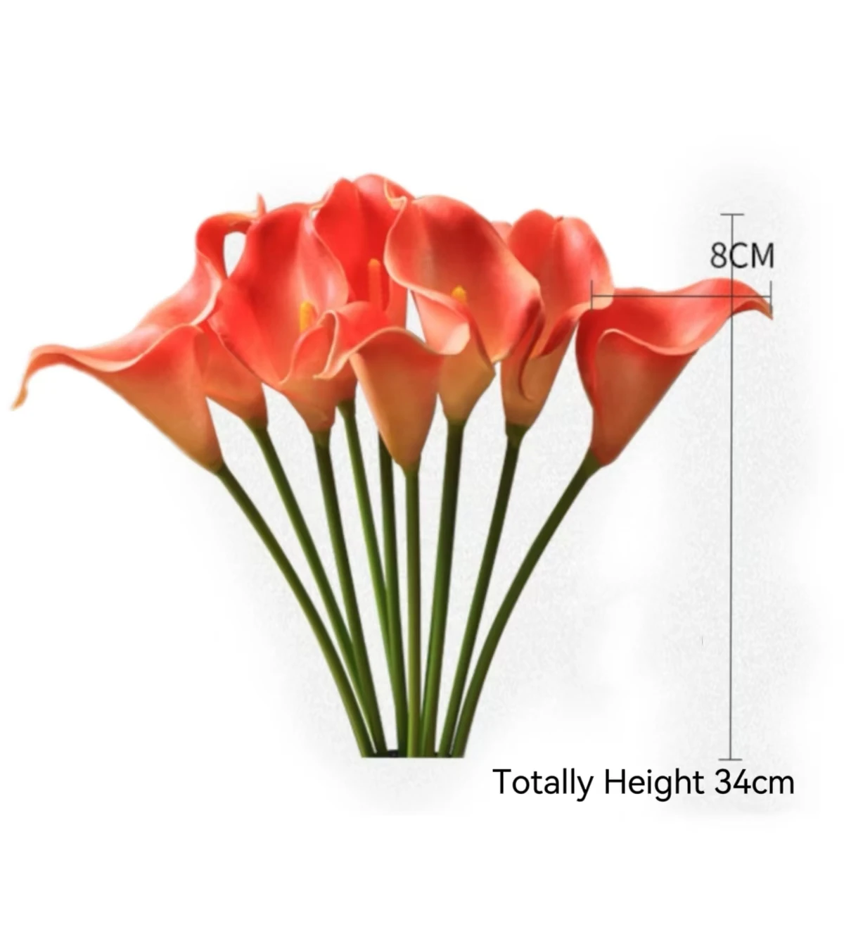 New Arrival Mini Real Touch Multi Color Artificial Calla PU Flower For Wedding Bridal Bouquet Home Decoration