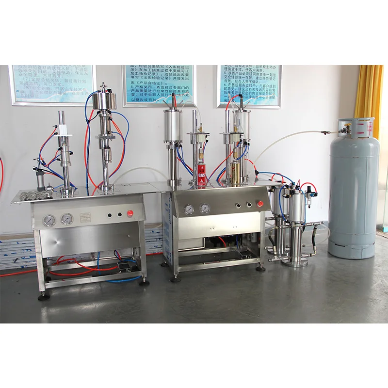 Small full automatic lighter gas filling machine