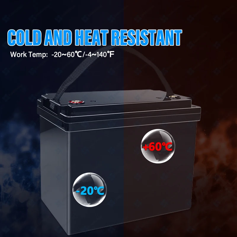 Good Performance 12V70A 100A Lithium Ion Battery Case/Holder ABS Plastic For Solar Power System Home/RV/Car