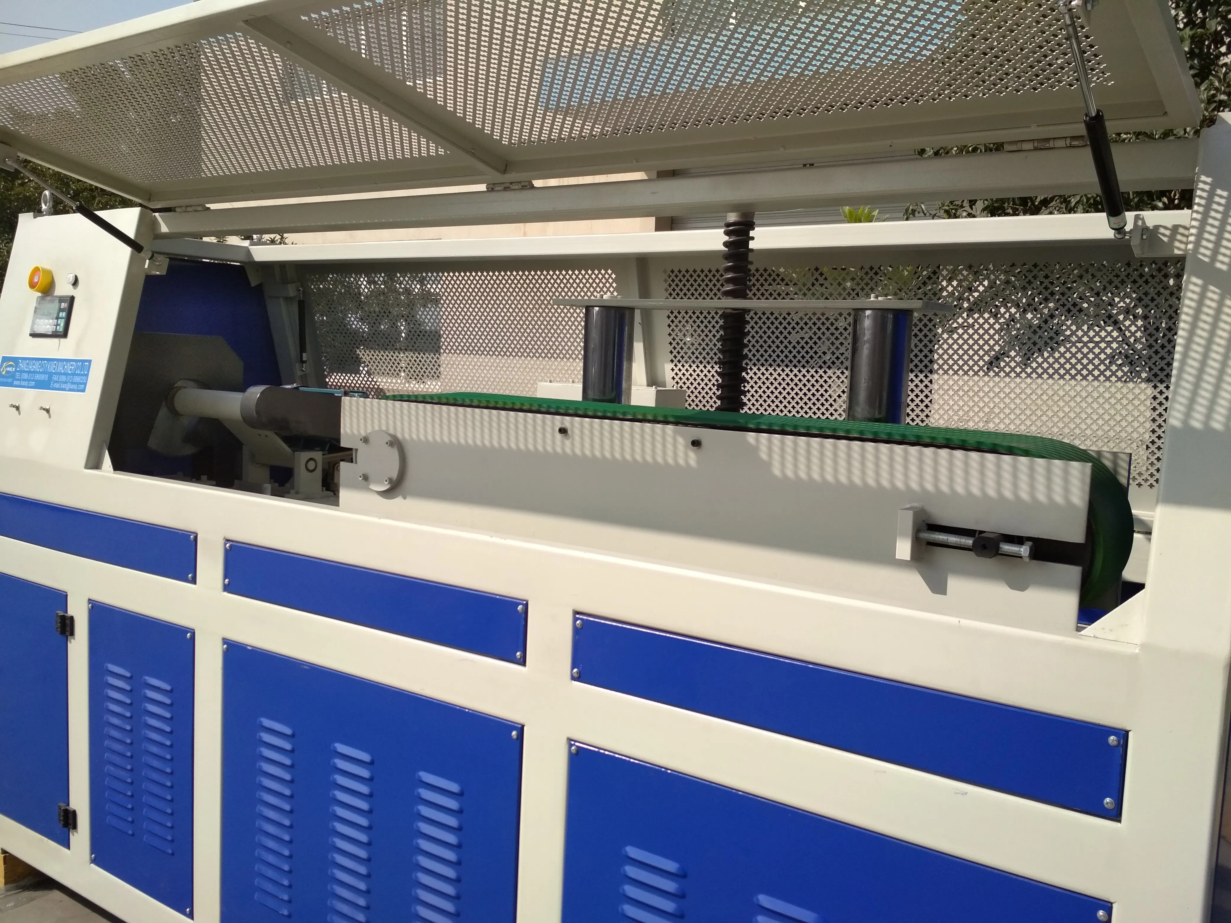 PS foamed photo frame extuder machine / plstic ps foam profile production line for sale