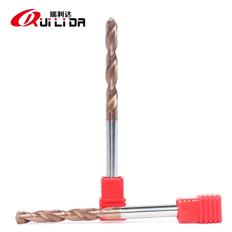 HRC 55 Tungsten Solid Carbide Twist Drill Bit for Cast Iron with 6mm