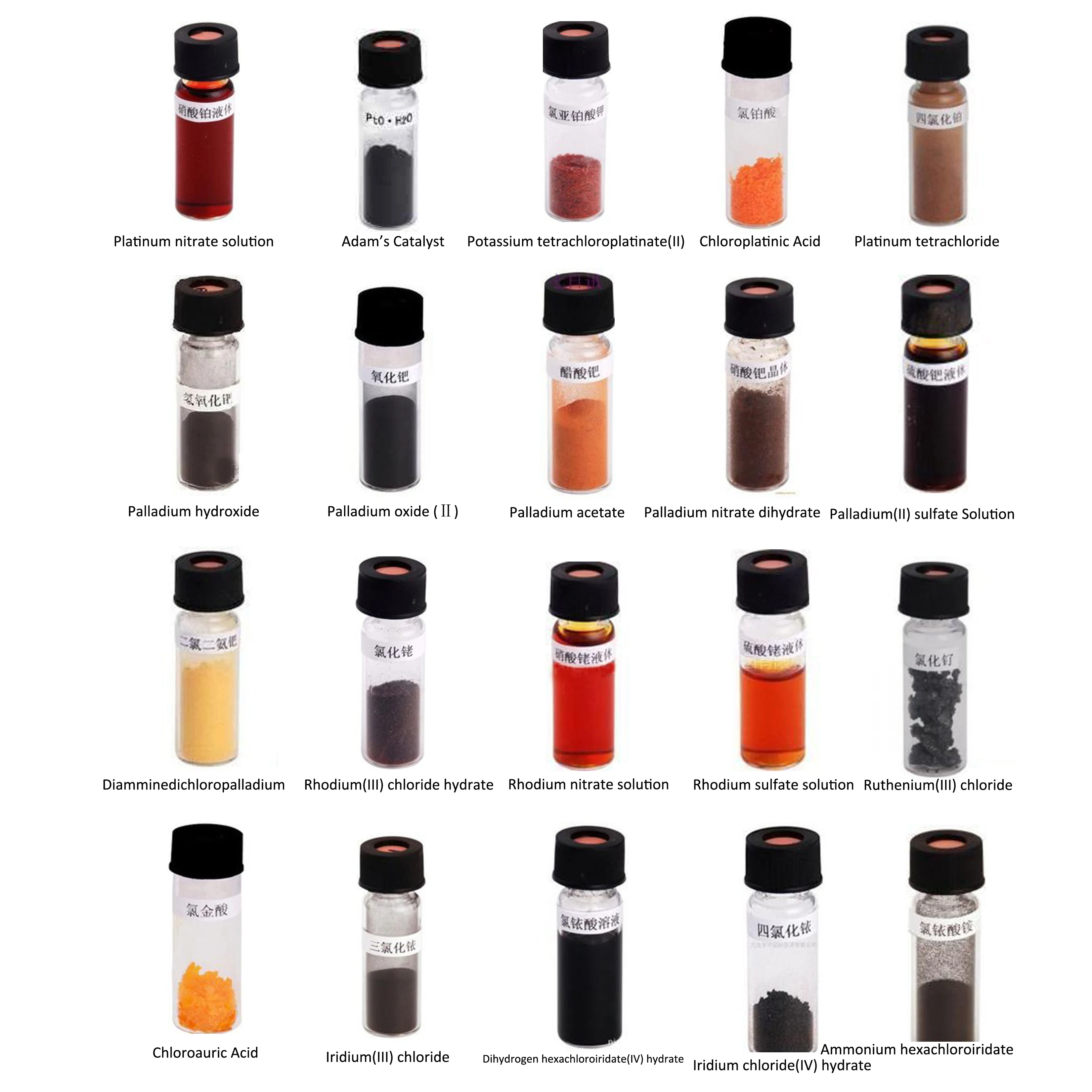 99.9% Palladium (II) acetate Pd(OAc)2  47.4% Pd CAS 3375-31-3