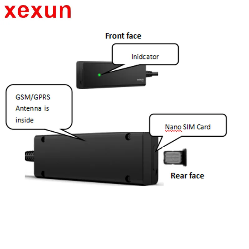 Xexun real time Locator GPS tracking device X01 GPS locator system portable waterproof Gps Tracker for Motobike Car Boat