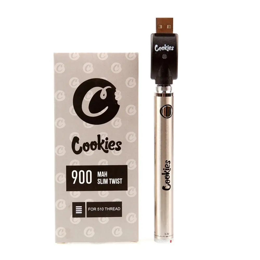 
510 Thread Cookie battery adjustable voltage Cookies Twist Cbd Preheating Vapes Pen Battery 