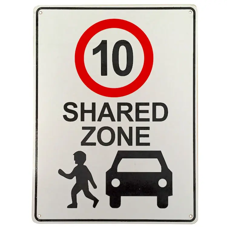 Manufacture street warning sign Name plate speed limit aluminum Nameplate reflective film safety traffic road Metal Tin sign