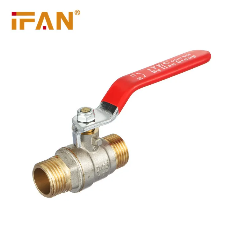 IFAN High Pressure NPT Brass Valve 1/2 Inch Forged Brass Gas Ball Valve For Water Supply