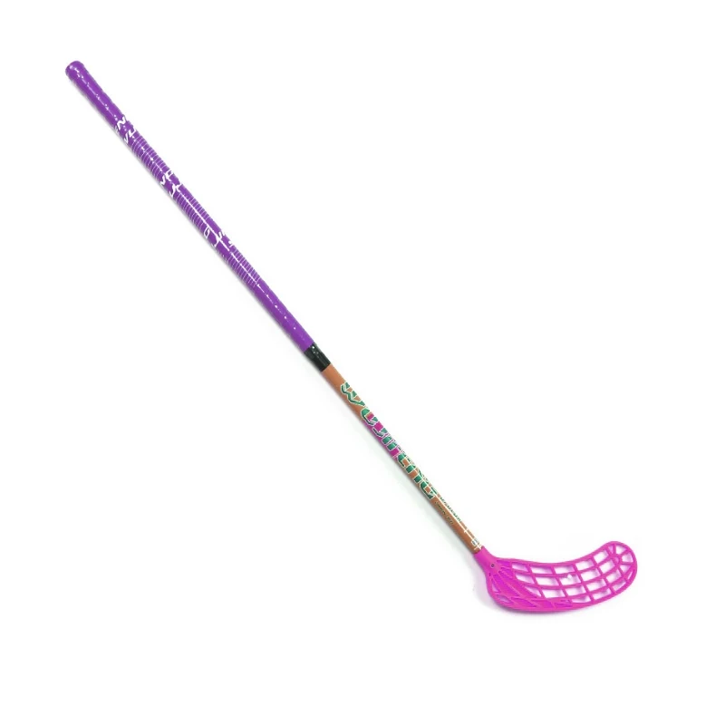 factory high quality custom logo carbon fiber/glass fiber/composite floorball hockey sticks