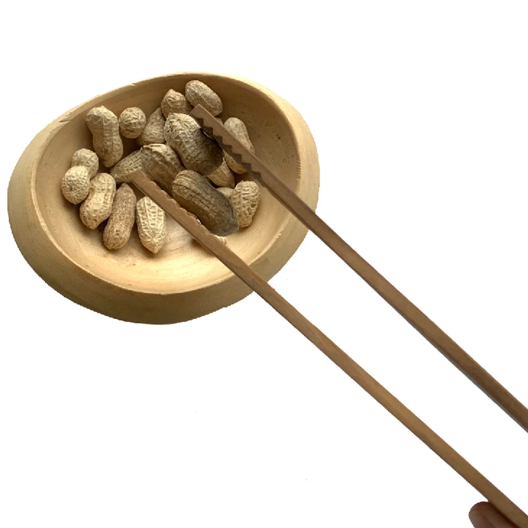 
16 Inch Beech Wood Long Food Tong for Dessert,Noodles,Snack, Sushi 