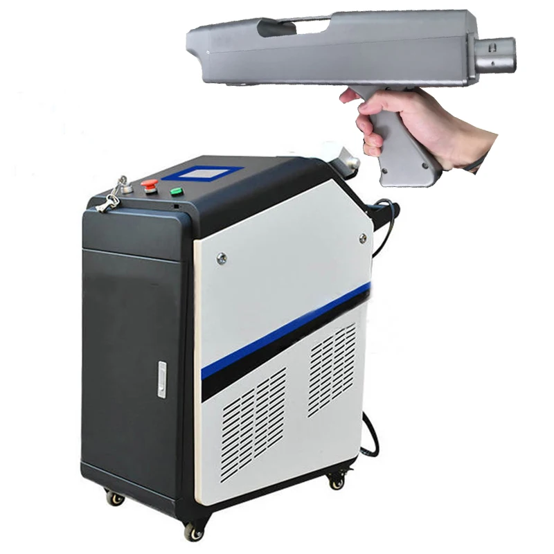 
High power 100W 200W 500W laser cleaning machine IPG RAYCUS metal rust removal cleaner 