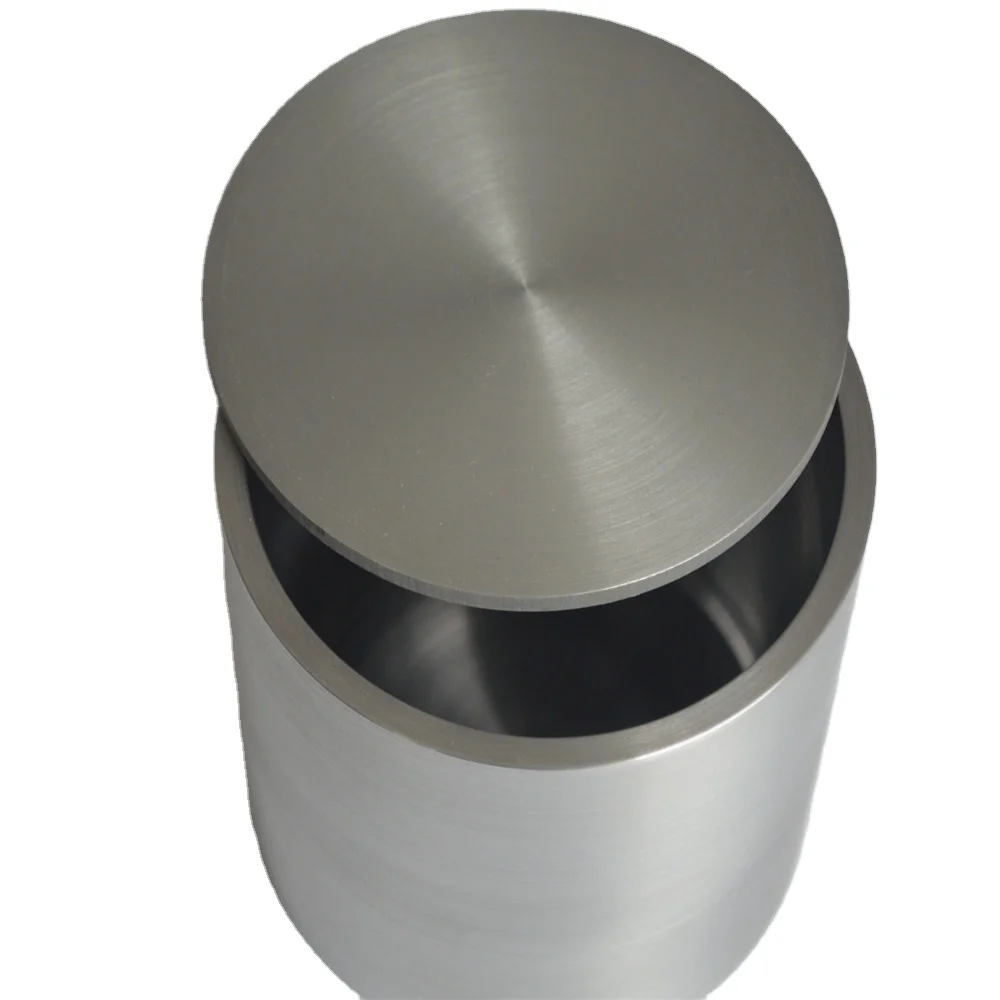 wolfram crucible tungsten crucible pure tungsten crucible melting pot with lid cover or cup