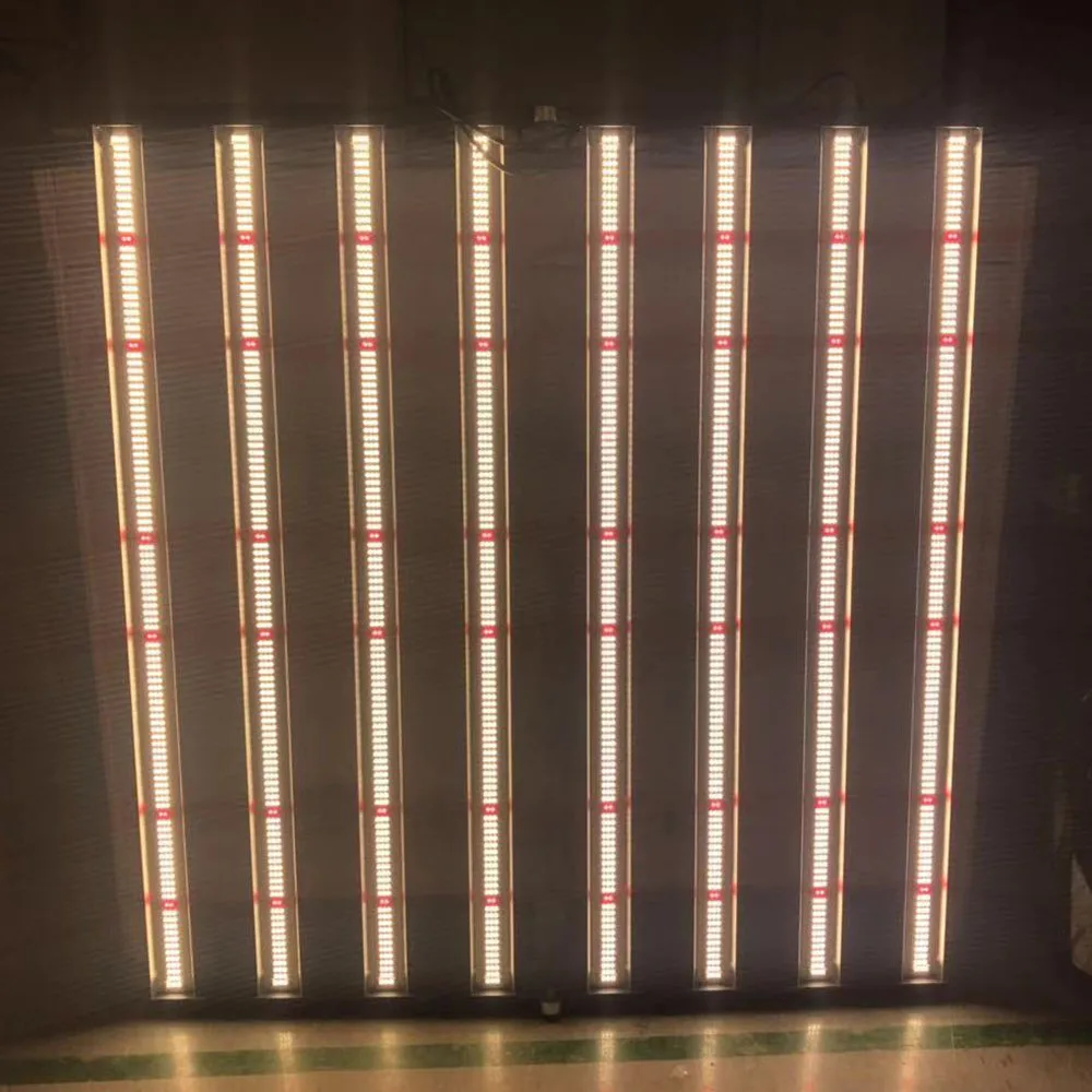 
LED grow light Model E 8 bars 830W use 301h diodes offer high efficacy and high harvest 