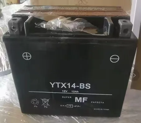 12V 12Ah Factory Price Motorcycles  VRLA Sealed AGM Batteries YTX14-BS